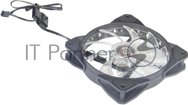 Вентилятор для корпуса Оклик OG-CF120RGB2-BK RGB 120х120x25 черный 3-pin 4-pin (Molex) 23дБ Ret