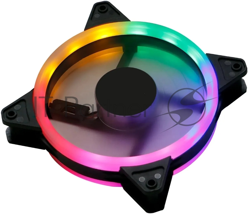 Вентилятор для корпуса Оклик OG-CF120RGB3-BK RGB 120х120x25 черный 3-pin 4-pin (Molex) 23дБ Ret