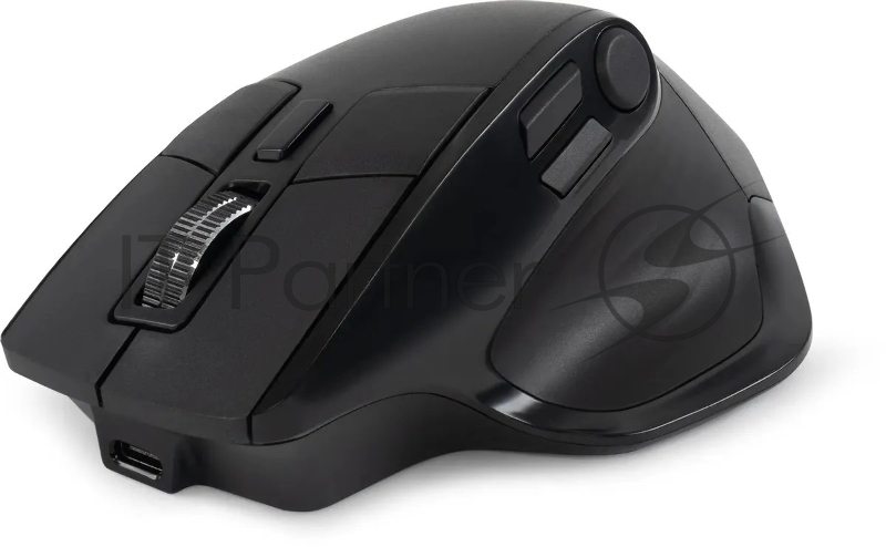 Мышь беспроводная Оклик 502MW черный, 2400 dpi, USB, Bluetooth/Радио, кнопки - 9