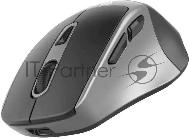 Мышь беспроводная Оклик 516MW черный/серебристый, 1600dpi, USB, Bluetooth/Радио, кнопки - 6