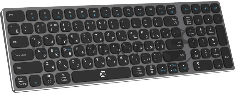 Клавиатура Оклик K767W беспроводная USB серый/черный (2002135)