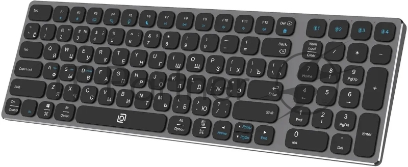 Клавиатура Оклик K767W беспроводная USB серый/черный (2002135)