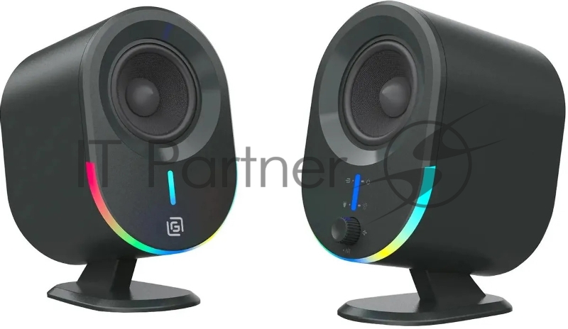 Колонки Оклик OK-303A 2.0 черный 20Вт BT