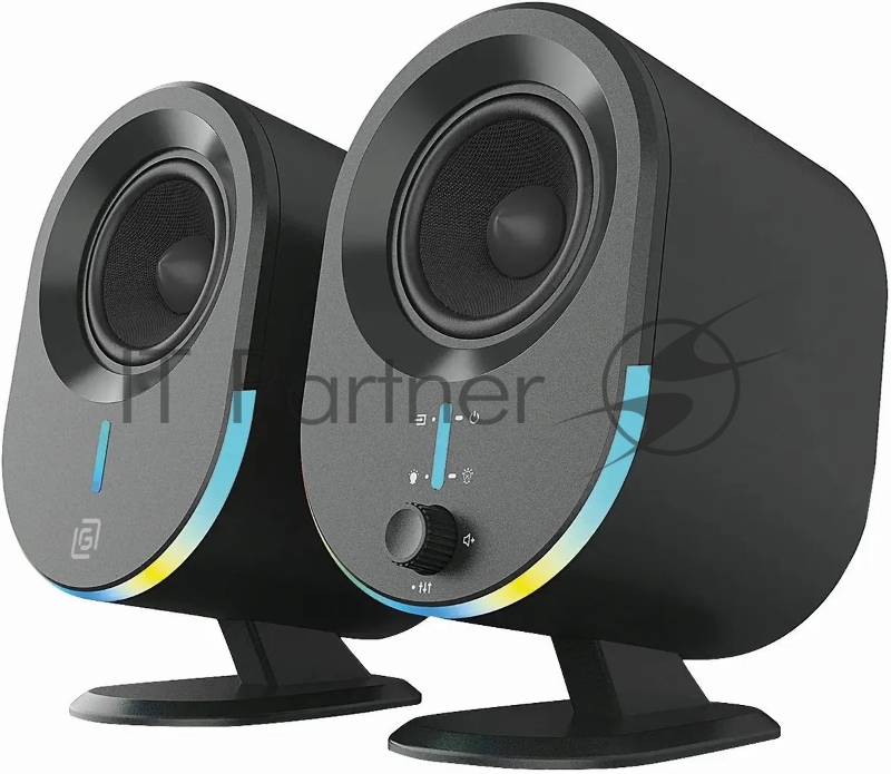 Колонки Оклик OK-303A 2.0 черный 20Вт BT