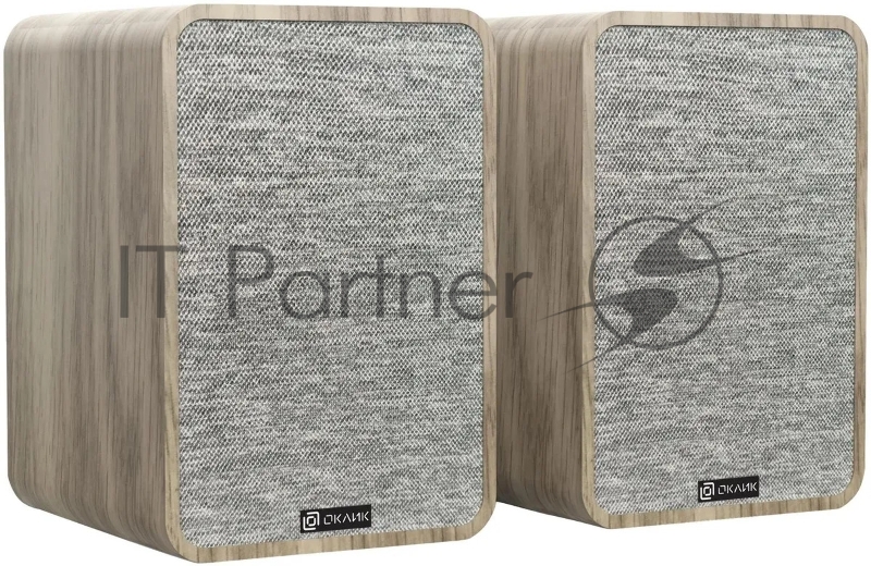 Колонки Оклик OK-417A 2.0 светлое дерево 40Вт BT