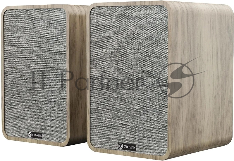 Колонки Оклик OK-417A 2.0 светлое дерево 40Вт BT