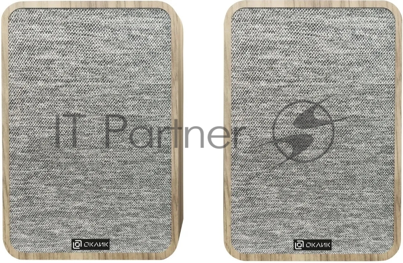 Колонки Оклик OK-417A 2.0 светлое дерево 40Вт BT