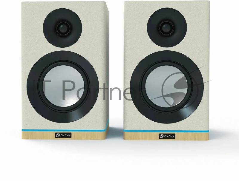 Колонки Оклик OK-605A 2.0 белый 60Вт BT
