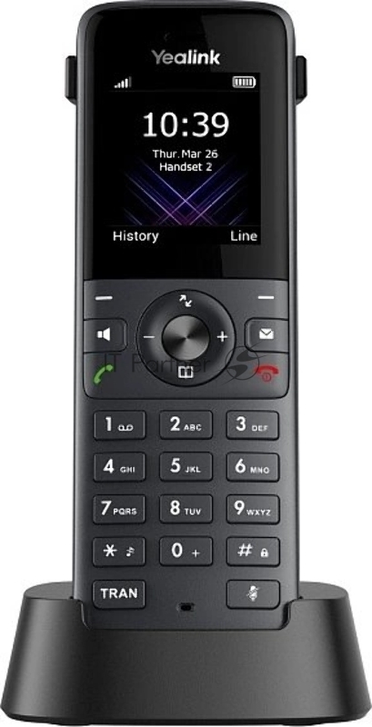 YEALINK W74P (база W70B+трубка W74H) до 10 SIP-аккаунтов, до 10 трубок на базу, до 20 вызовов, шт