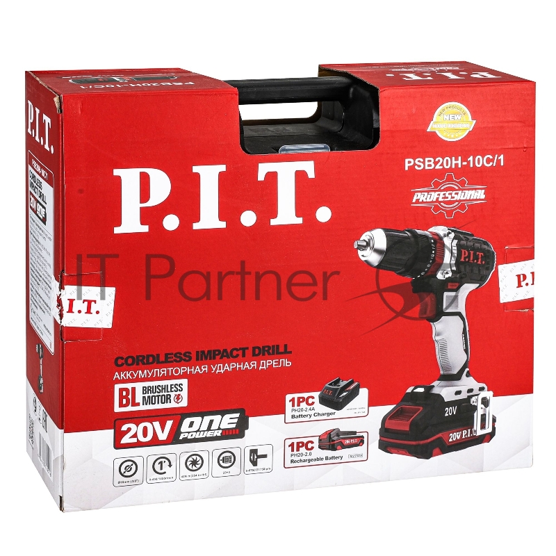 Дрель ударная P.I.T. PSB20H-10C/1 X-DRIVER патрон:быстрозажимной реверс (PSB20H-10C/1)