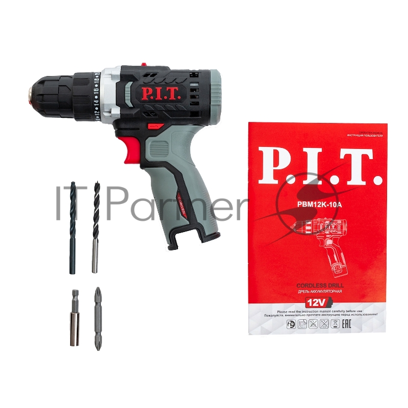 Дрель P.I.T. PBM12K-10A X-DRIVER SOLO патрон:быстрозажимной реверс (PBM12K-10A)