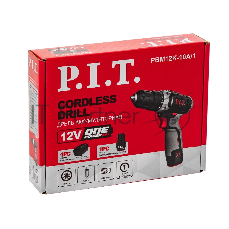 Дрель P.I.T. PBM12K-10A/1 X-DRIVER патрон:быстрозажимной реверс (PBM12K-10A/1)