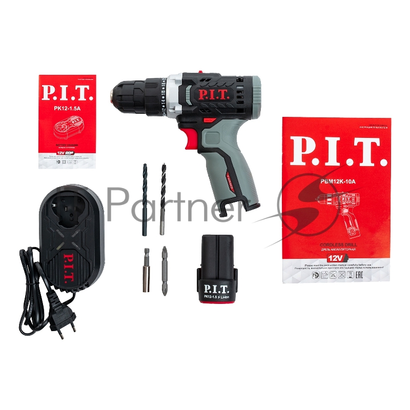 Дрель P.I.T. PBM12K-10A/1 X-DRIVER патрон:быстрозажимной реверс (PBM12K-10A/1)