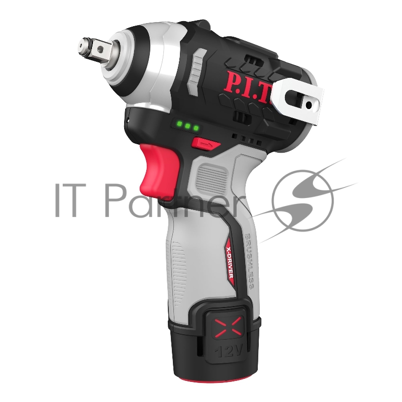 Гайковерт P.I.T. PIW12K-120A/1 аккум. патрон:квад.3/8