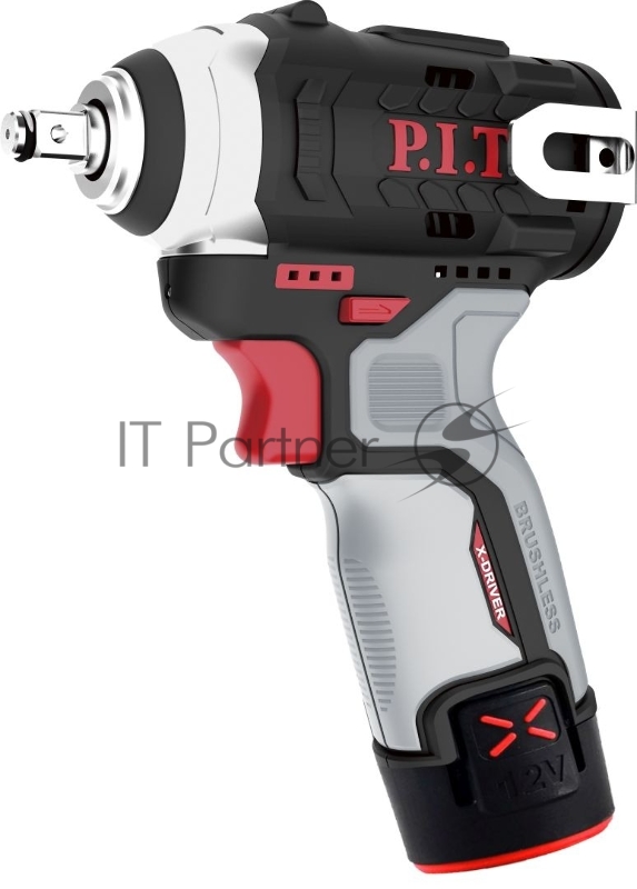 Гайковерт P.I.T. PIW12K-120A/2 аккум. патрон:квад.3/8