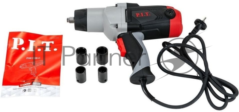 Гайковерт P.I.T. PIW1100-C 1100Вт патрон:быстрозажимной (кейс в комплекте)