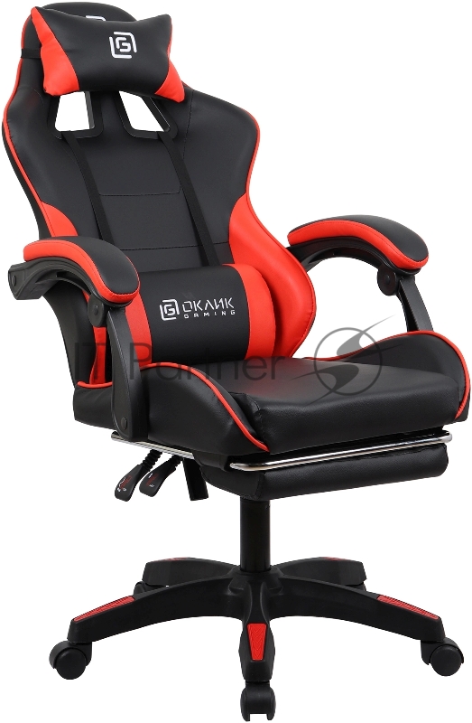 Кресло игровое Оклик Camper черный/красный