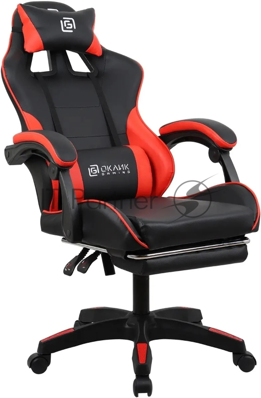 Кресло игровое Оклик Camper черный/красный