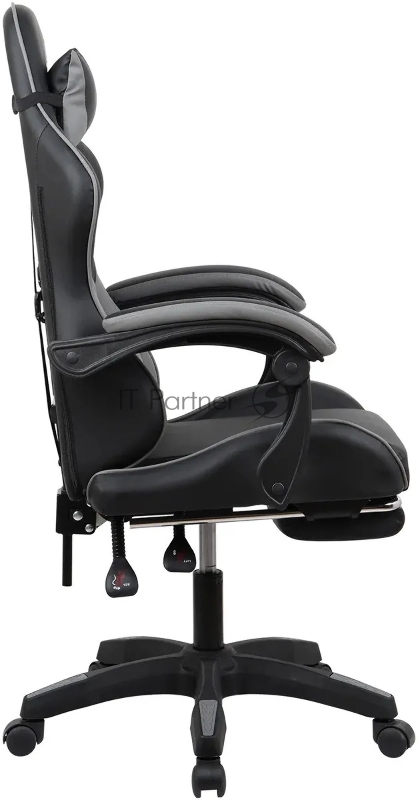 Кресло игровое Оклик Camper черный/серый