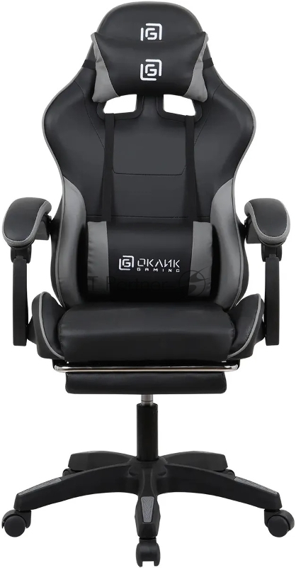 Кресло игровое Оклик Camper черный/серый