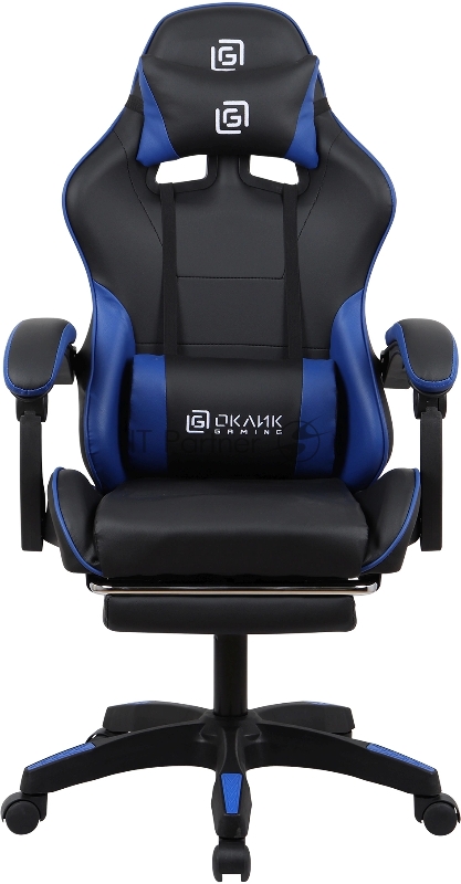 Кресло игровое Оклик Camper черный/синий