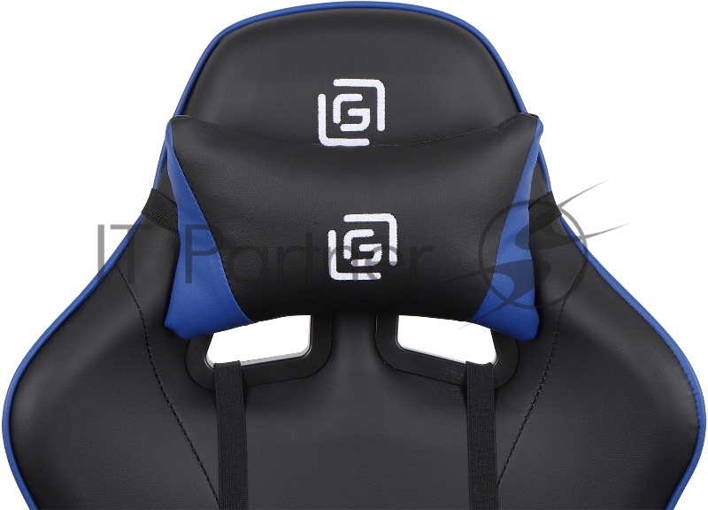 Кресло игровое Оклик Camper черный/синий