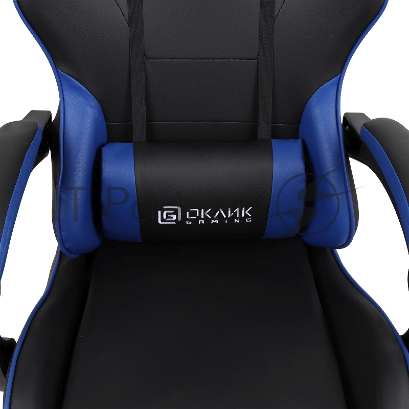 Кресло игровое Оклик Camper черный/синий