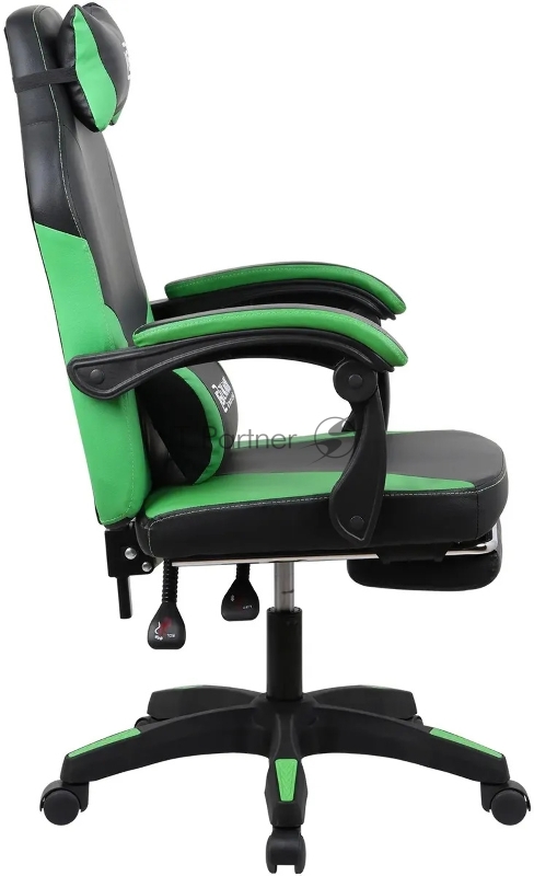 Кресло игровое Оклик Cooldown черный/зеленый