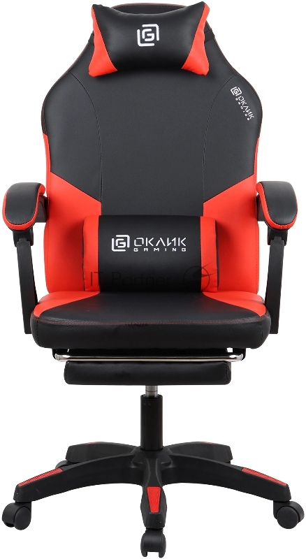 Кресло игровое Оклик Cooldown черный/красный