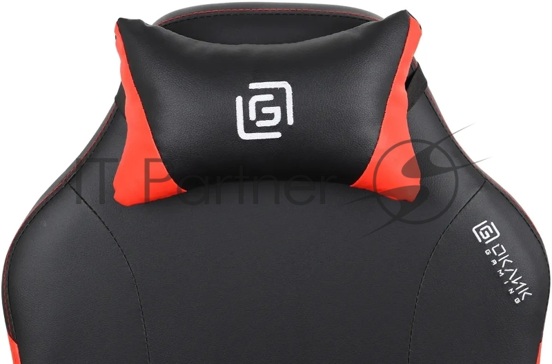 Кресло игровое Оклик Cooldown черный/красный