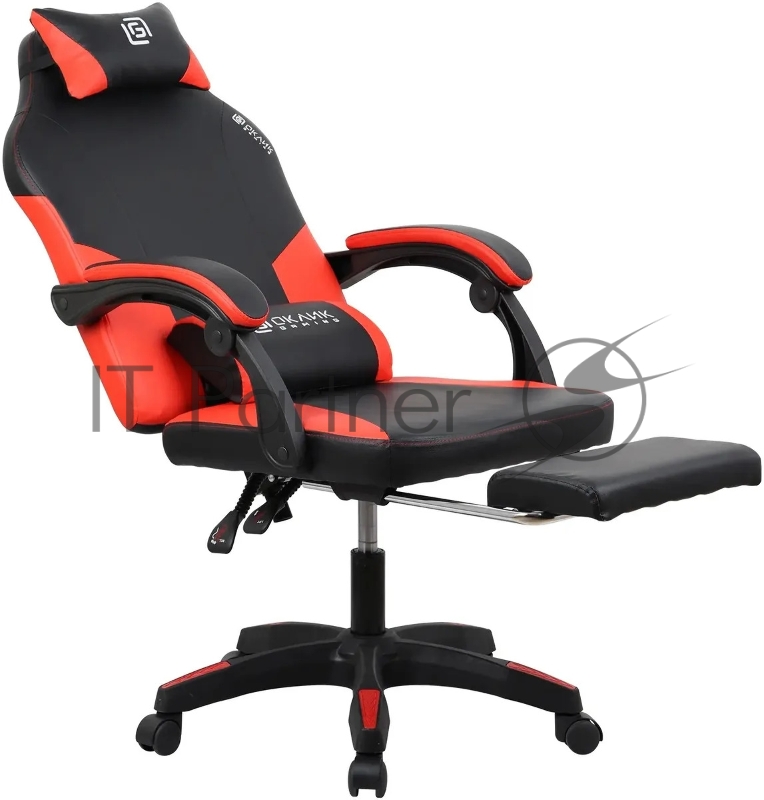 Кресло игровое Оклик Cooldown черный/красный
