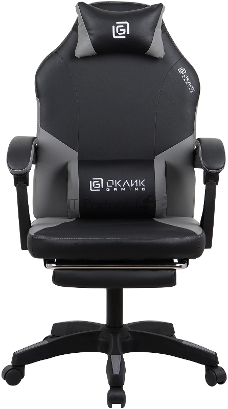 Кресло игровое Оклик Cooldown черный/серый