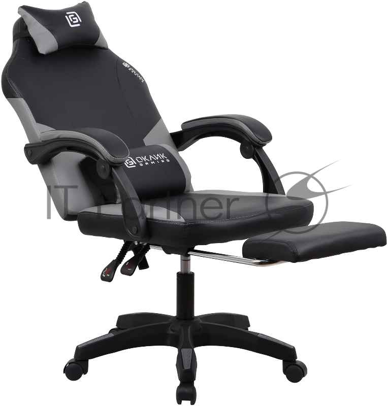 Кресло игровое Оклик Cooldown черный/серый