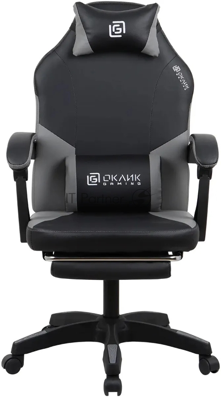 Кресло игровое Оклик Cooldown черный/серый