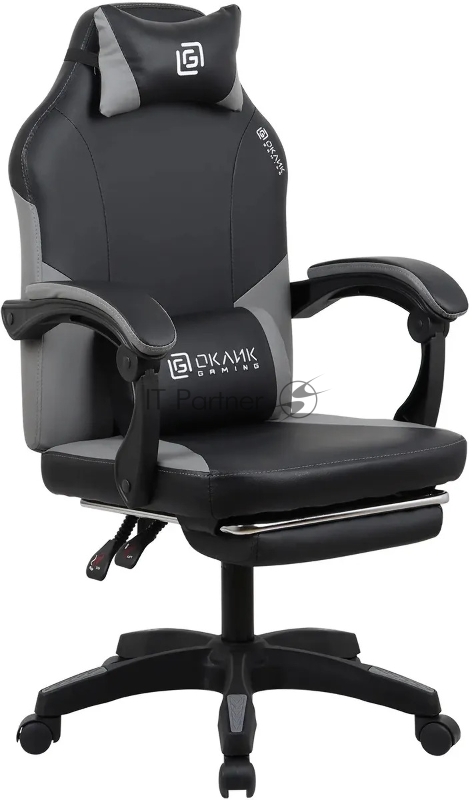 Кресло игровое Оклик Cooldown черный/серый