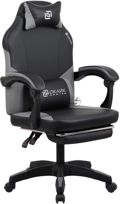 Кресло игровое Оклик Cooldown черный/серый