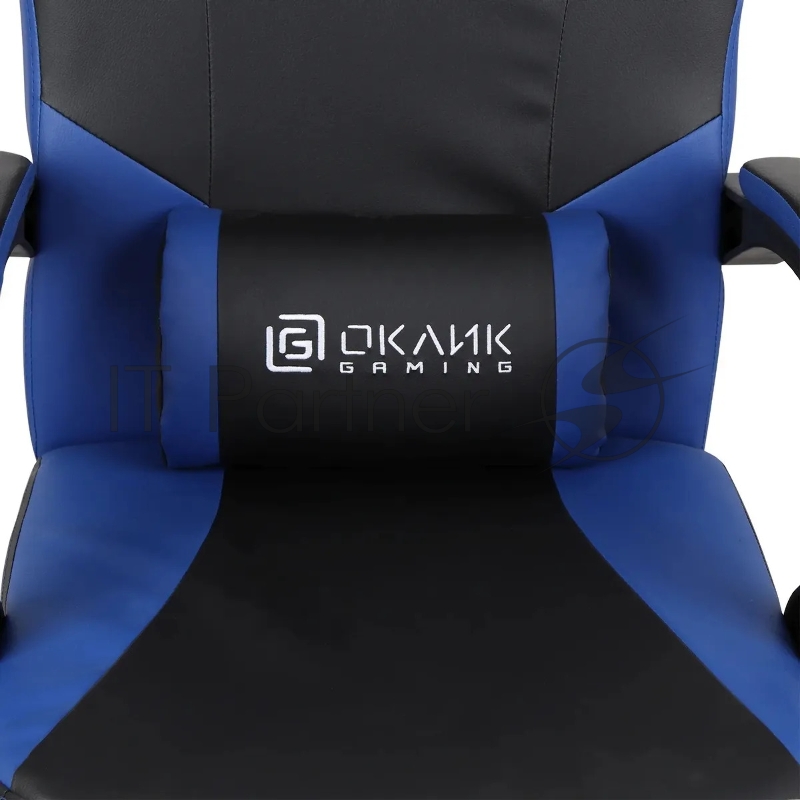 Кресло игровое Оклик Cooldown черный/синий