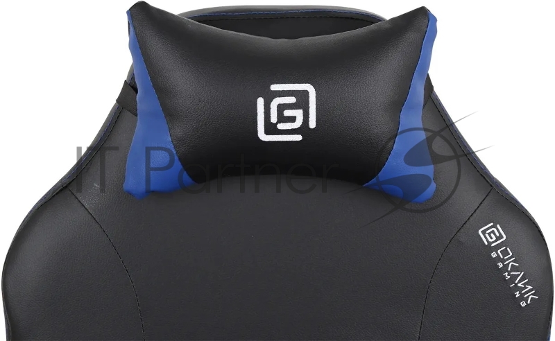 Кресло игровое Оклик Cooldown черный/синий