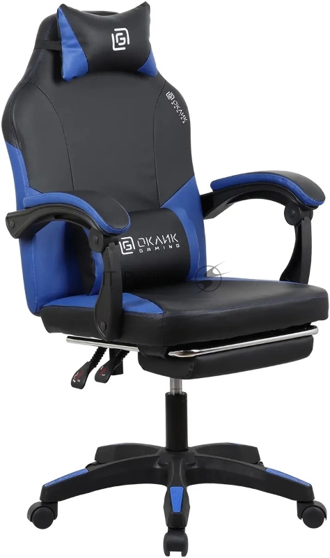Кресло игровое Оклик Cooldown черный/синий