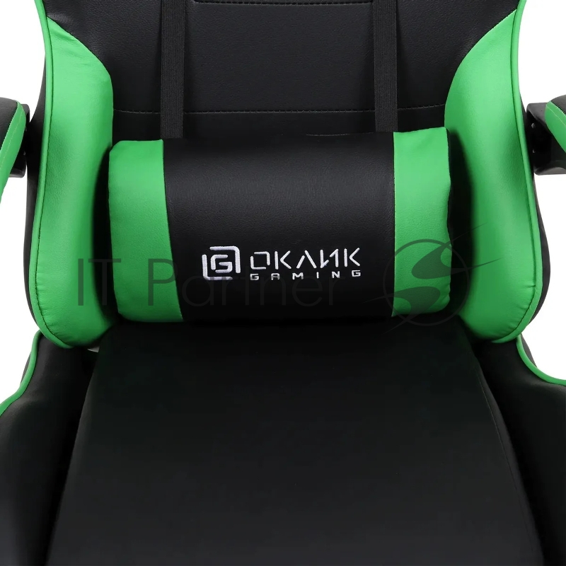 Кресло игровое Оклик Drifter черный/зеленый