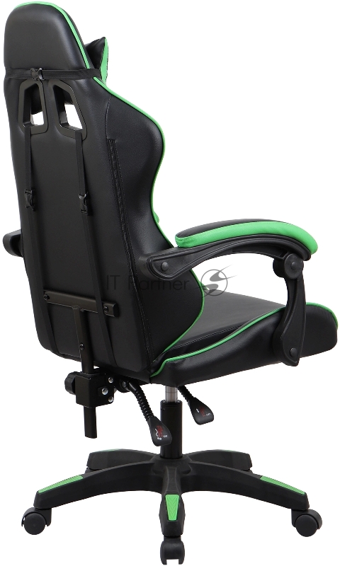 Кресло игровое Оклик Drifter черный/зеленый