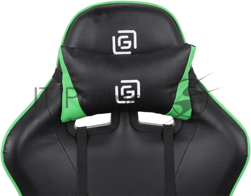 Кресло игровое Оклик Drifter черный/зеленый