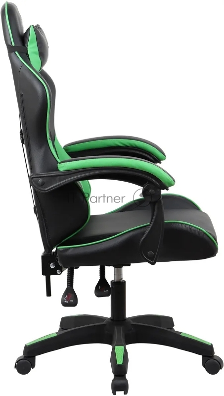 Кресло игровое Оклик Drifter черный/зеленый