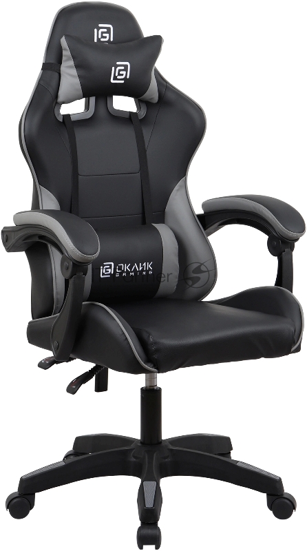 Кресло игровое Оклик Drifter черный/серый