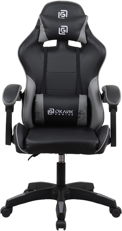 Кресло игровое Оклик Drifter черный/серый