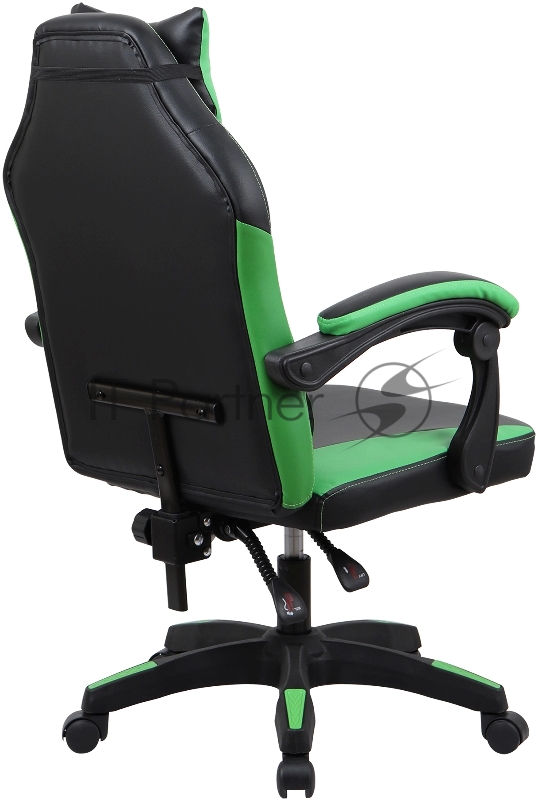 Кресло игровое Оклик Spirit черный/зеленый
