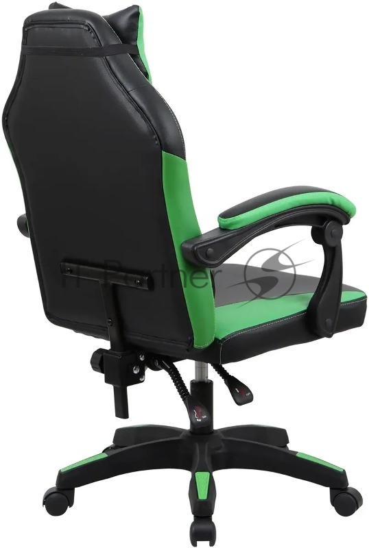 Кресло игровое Оклик Spirit черный/зеленый