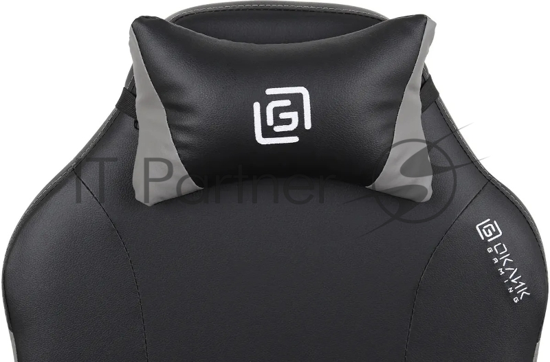 Кресло игровое Оклик Spirit черный/серый