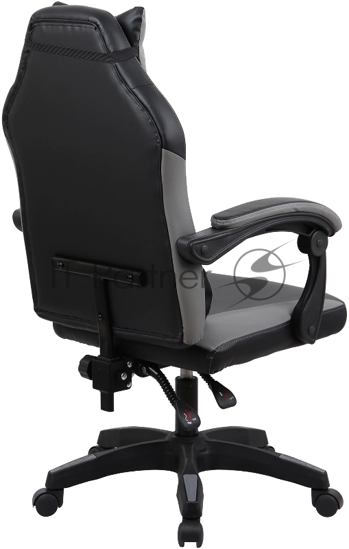 Кресло игровое Оклик Spirit черный/серый