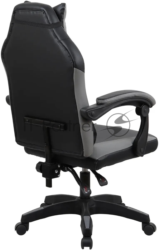 Кресло игровое Оклик Spirit черный/серый